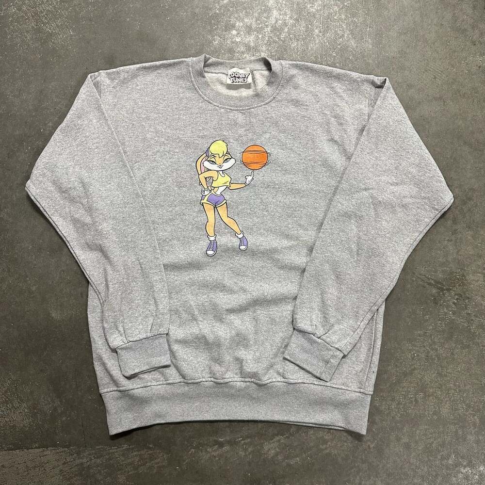 Looney Tunes Lola Bunny Basketball Sweatshirt Vintage 90’s Oversized Pullover